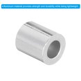 thumbnail image 4 of Unique Bargains 3/16" 5mm Aluminum Crimping Loop Sleeve Single Round Ferrule for Wire Rope Cable Line End, Silver 25pcs, 4 of 5