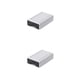 thumbnail image 2 of Caja de almacenamiento Monstrate Apilable Organizada Blanco S 1 2Conjunto, 2 of 6