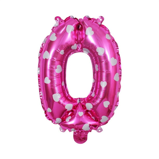 Billuyoard Globos fáciles de decorar con letras para fiestas de cumpleaños para celebraciones flexibles y prácticas Kits de decoración para fiestas Rosa, 0 16 pulgadas