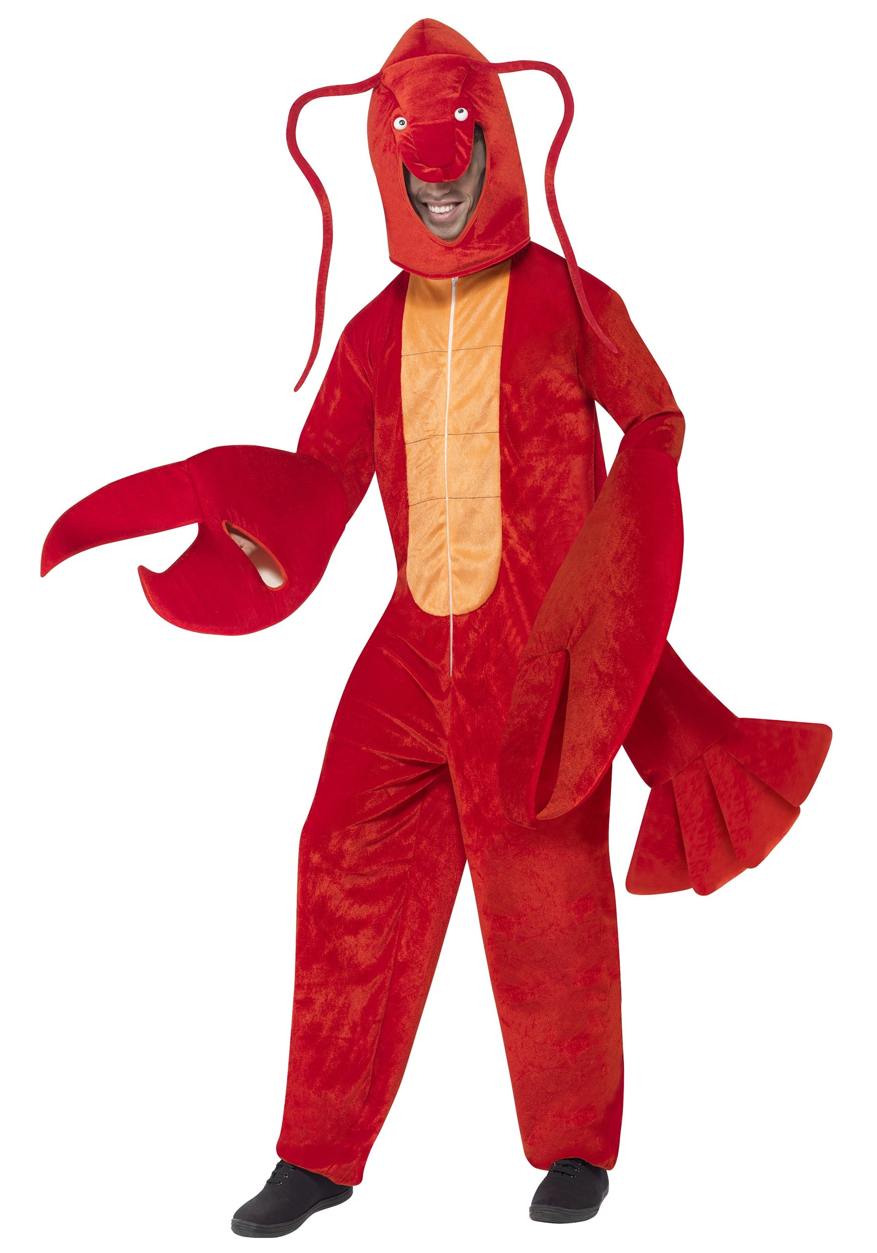 Red, OneSize EraSpooky Mens Halloween Lobster Costume