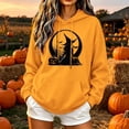 thumbnail image 2 of DIOAZUD Women's Halloween Sweatshirts Plus Size Witch Print Pullover Hoodies Soft Classic Long Sleeve Shirt Tops Halloween Costumes, 2 of 6
