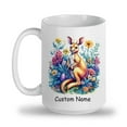 thumbnail image 2 of Personalized Cute Kangaroo Coffee Mug 11oz 15oz - Custom Name Ceramic Cup - Fun Gift for Kangaroo Lovers, Parents, Girlfriend, Siblings, Kids, Wildlife Enthusiasts, Animal Fans, 2 of 6