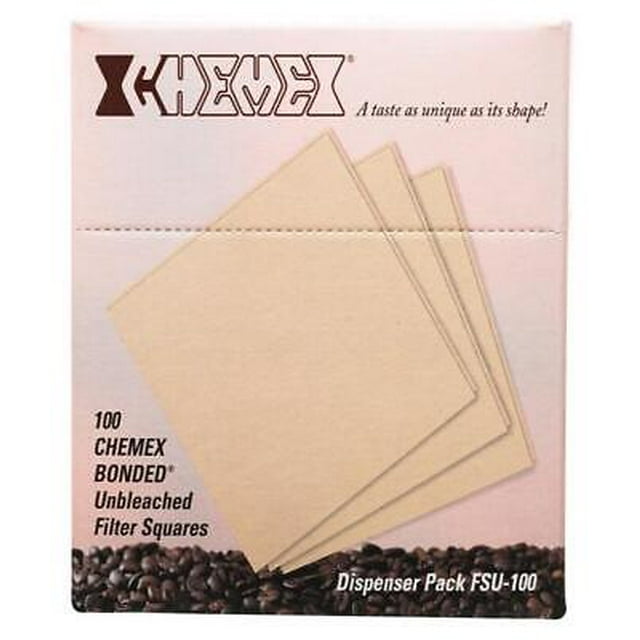 Chemex 10 cups Square Coffee Filter 100 ct