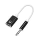 thumbnail image 1 of Type-C to 3.5mm Audio Adapter Cable for Smartphones - Silver, 1 of 5
