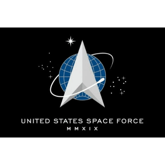 United States Space Force Double Sided Flag 3'X5' Rough Tex® 100D