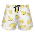 thumbnail image 2 of Women's Soft Sleep Shorts Relaxed Fit Lounge Pajama Bottoms Shorts for Women Pajama for Home and Comfort Crisp Pineapple Slices, 2 of 8