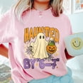 thumbnail image 3 of Haunted By 6–7 Halloween T-Shirt – Ghost & Pumpkin Graphic Tee, Spooky October Outfit, Trick-or-Treat Event Top, Cute Ghost Tee, Gen Z shirt, 3 of 7