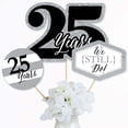 thumbnail image 2 of Big Dot of Happiness We Still Do - 25th Wedding Anniversary - Anniversary Party Centerpiece Sticks - Table Toppers - Set of 15, 2 of 7