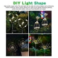 thumbnail image 2 of Luces Solares Starburst Hadas Solar Fuegos Artificiales 2 Piezas A Prueba, 2 of 9