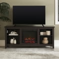 thumbnail image 2 of Walker Edison Traditional Fireplace TV Stand for TVs up to 64" - Espresso, 2 of 20