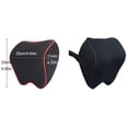 thumbnail image 4 of Kenally Asiento del vehículo Protección para la cabeza Cojín transpirable Cómodo Reposacabezas de espuma Almohadas Universal Soporte para el Ventana automotriz Rojo, 4 of 6