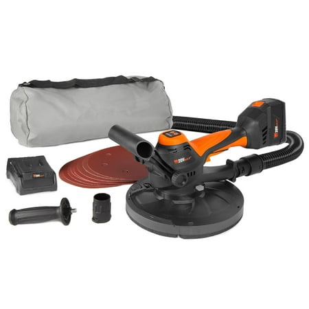 WEN 20V Max Brushless Handheld Drywall Sander with 4.0Ah Battery and Charger