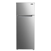 Magic Chef 7.3 cu. ft. 2-Door Mini Fridge in Platinum Steel with Freezer