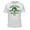 White, variant on Teelocity Bob Ross Happy Trees University Athletic Heather Short Sleeve Graphic Tee