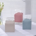 thumbnail image 7 of Tissue Box Cover Rectangle PU Leather Tissue Holder Facial Tissue Case Paper Organizer Dispenser for Bathroom, Vanity, Countertop, Tabletop, Car, Office,, 7 of 7