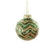 thumbnail image 2 of xihome Adorno navideño de bola verde brillante de 3,14 pulgadas con acabado perlado y baño de polvo dorado, pintado a mano. Decoracin para rbol., 2 of 6