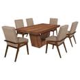 thumbnail image 1 of Comedor 6 Sillas Dublin Nogal - Kessa Muebles, 1 of 5