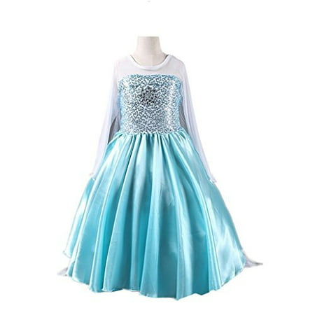 dreamhigh little girl's snowflake princess fancy dress costume size 3-4