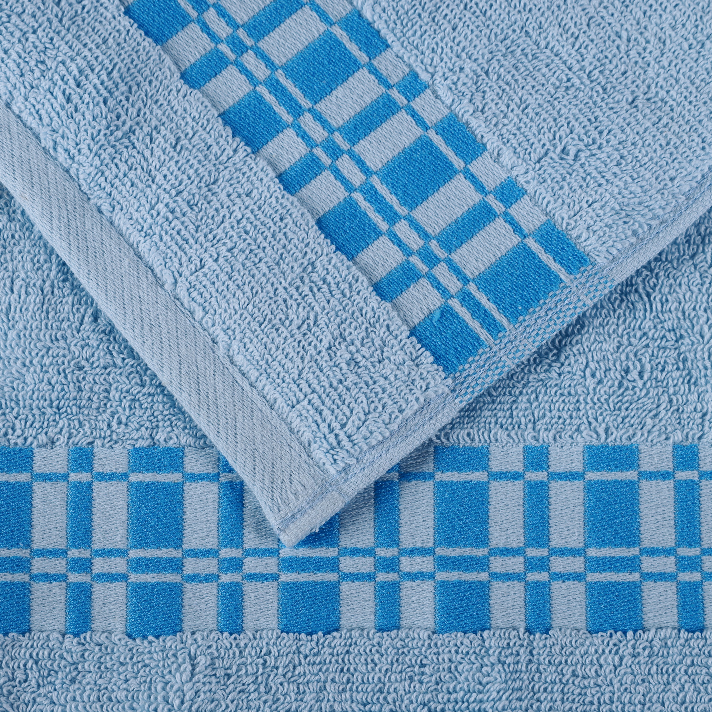 4 Piece Bath Towel Set, Rayon From Bamboo And Cotton, Plush And Thick,  Solid Terry Towels With Dobby Border, Sand - Blue Nile Mills : Target