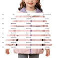 thumbnail image 3 of Girls Sporty Rain Jacket Waterproof Packable Lined Running Hooded Jacket Windbreaker Raincoat Kids Water-Resistant Rain Coats, 3 of 8