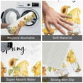 thumbnail image 3 of Pofeuu Hello Spring Sunflower Gnomes Print Flannel Doormats Rug16"x24"Rug Washable Doormats Indoor Outdoor Rugs for Layered Front Door Mats, Porch, Kitchen, Entryway, 3 of 7