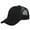 Black, variant on Falari Trucker Hat Baseball Cap Structured Plain Design 6 Panel, Adjustable Size - White