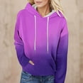 thumbnail image 2 of Durtebeua Hoodies For Women With Designs Long Sleeve Zip Up Hoodies Fashion Casual Hooded Slim Sweater Coat, 2 of 5