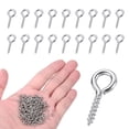 thumbnail image 1 of 350 Pack Crochets à Vis, M1.2x12mm Boulons à Œillets en Acier Inoxydable 304, 1 of 6