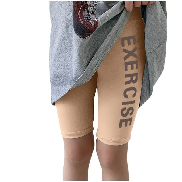 Odeerbi 4-14 Años Niñas Pantalones Cortos de Bicicleta Yoga Bermudas Pantalones Cortos Workout Dance Athletic Sports Pantalones Cortos Verano Cómodo Leggings Cartwheel Pantalones Cortos