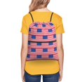 thumbnail image 7 of Love America Drawstring Backpack Bag Water Resistant Yoga Shopping Cinch Bag Sackpack For Men Women, 7 of 7