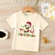 thumbnail image 1 of Camiseta retro con estampado navideño para niños de 1.º, 2.º, 3.º y 4.º año, informal, de manga corta, para el día de Navidad, ropa para niños de 1 a 4 años, 1 of 5