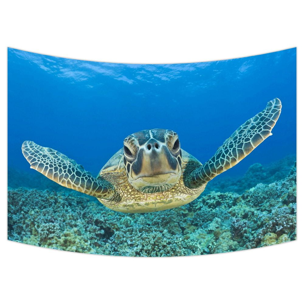 ZKGK Sea Turtle Painting Tapestry Wall Hanging Wall Decor Art for