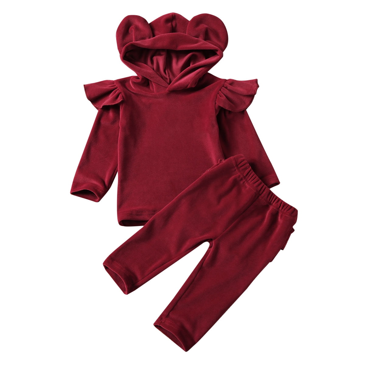 baby velvet tracksuit