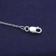 thumbnail image 3 of Solitaire Bracelet for Women | 0.06 Carat Baguette Shape Lab Grown Diamond Cable Link Chain Bracelets | 18K Yellow Gold Vermeil Stacking Dainty Bracelets for Brides- 8.00 Inch, 3 of 8