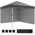 thumbnail image 1 of Outsunny 10' x 10' Pop Up Canopy Tent with Removable Sidewalls Carry Bag, 1 of 10
