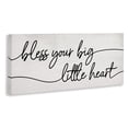 thumbnail image 2 of Stupell Industries Shabby Chic Your Big Little Heart Phrase Soft Country Script Canvas Art, 30 x 13, by Lil' Rue, 2 of 7