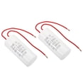 thumbnail image 1 of Capacitor de arranque Uxcell CBB60 40uF, 2Pcs AC450V 50/60Hz con 2 cables de 16 cm para bomba de agua, 1 of 5