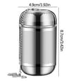 thumbnail image 4 of Stainless Steel Tea Filter Basket | 304 Food-Grade Fine Mesh Strainer | Multi-Purpose Infuser for Loose Leaf Tea, Coffee & Spices | Swivel Lock Design with Extended Hook Chain, 4 of 6
