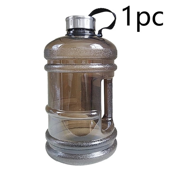 2200ml Large Capacity Water Bottle Training Sports Workout Drink Bottle Shaker Bottle with Handle Outdoor Gym Gallon Bottle