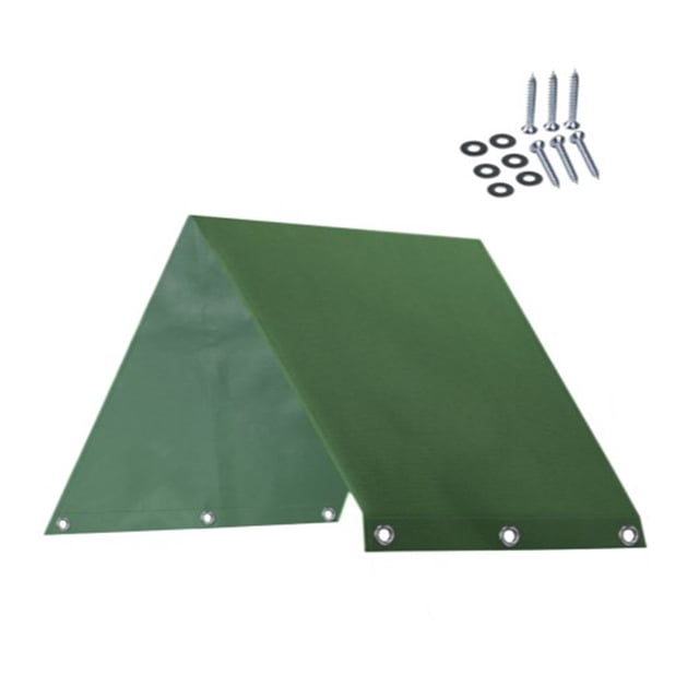 Bâche de Remplacement pour Balançoire 109x228cm Toit de Terrain de Jeu Auvent Imperméable