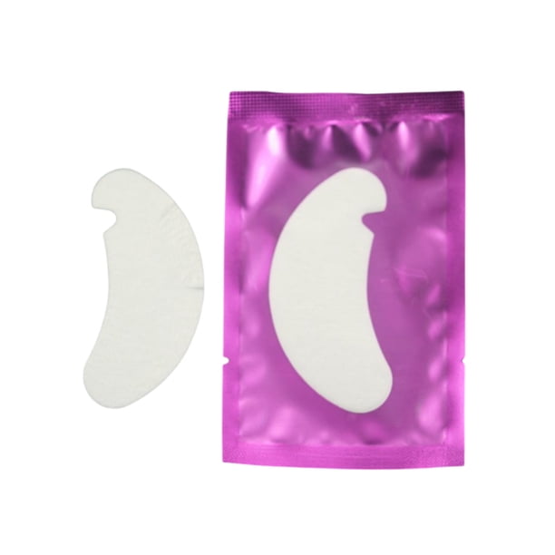 Vogacara 1 par de parches de papel para extensión de pestañas femeninas, almohadillas adhesivas transpirables, parches de belleza, pegatinas para salón Cuidado de ojos Violeta Vogacara CE014481-03