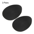 thumbnail image 3 of Uxcell 3 Pairs Non-Skid Shoe Pads 3.5"x2.6" Thicken No Slip Shoe Grip Stick Sole Protector Rubber Cushion Black, 3 of 6