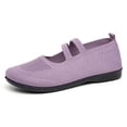 thumbnail image 3 of CAIXAI Walking Shoes Women Orthopedic Dress Sneakers Women Breathable Mesh Knitted Women Sneakers Slip-On Arch Support Mary Jane Shoes Hands Free Pull-On Shoes, 3 of 8