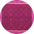 thumbnail image 1 of Ahgly Company Indoor Round Oriental Pink Traditional Area Rugs, 8' Round, 1 of 4