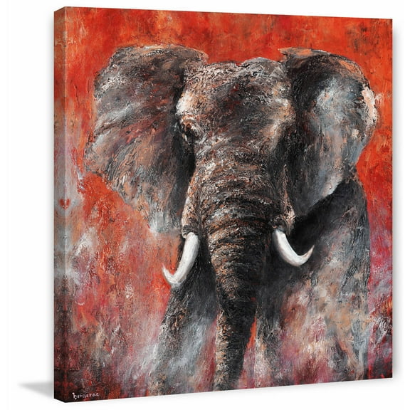 Marmont Hill "Intensity" by Bergerac Painting Print on Wrapped Canvas