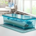 thumbnail image 4 of Moyic Caja de plástico para utensilios, soluciones de almacenamiento que ahorran espacio y fácil acceso, caja de almacenamiento de vajilla Cocina y Comedor Verde, 4 of 6