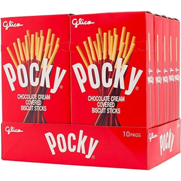 Pocky Biscuit Stick, Chocolate, 2.47 Ounce (Pack of 10)