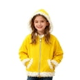 thumbnail image 7 of WOYY Tween Girls Fleece Hooded Jacket Winter Warm Zip Up Coat Outerwear, Sizes 12-13, 7 of 7