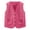 Hot Pink, variant on Nwiuh Girls' Boys Sherpa Fleece Vest Sleeveless Jacket Outwear Lightweight Solid Color Cute Jacket with Pockets (Black, 9-10 Years)