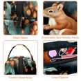 Cute Squirrel Prints Microfiber Leather Makeup Bag Pouch Waterproof